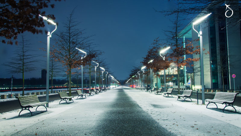 Berlim, Alemanha - Inverno na Europa