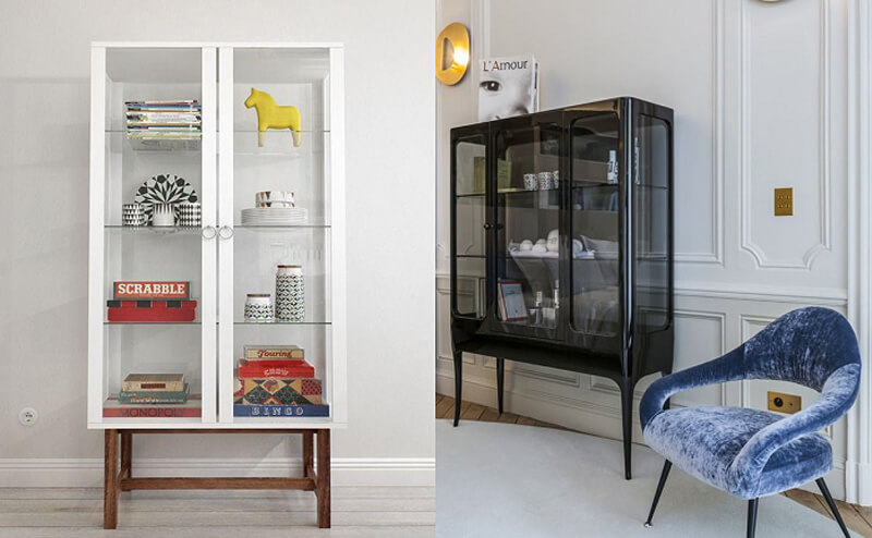 Cristaleiras para lembranças