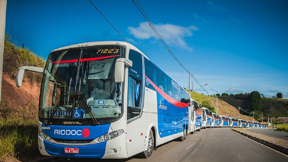 Frota de ônibus Viação Rio Doce