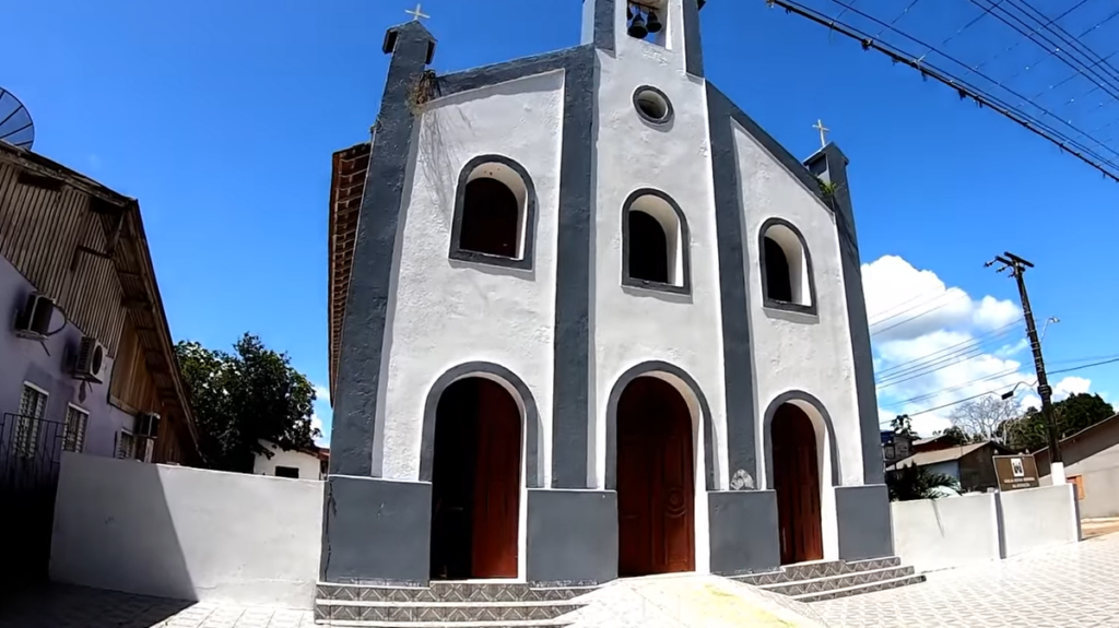 Frente da igreja Nossa Senhora de Assunção no Mazagão