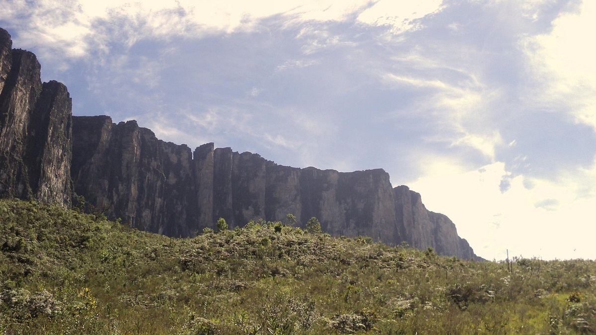 Montanhas no estado de Roraima RR