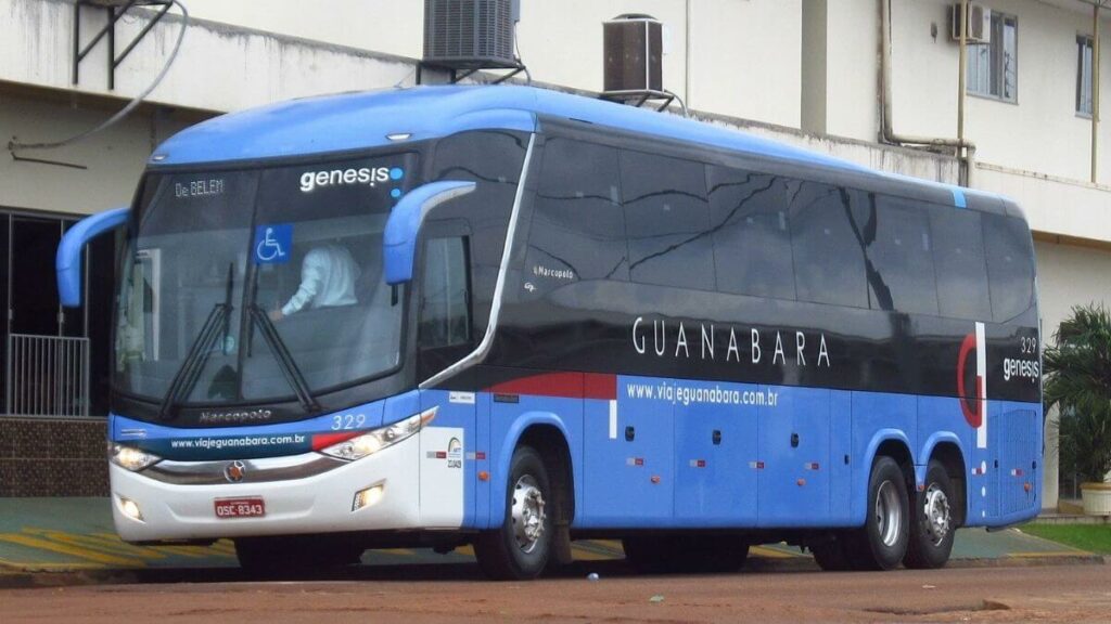 Ônibus Viação Guanabara. Ônibus Azul
