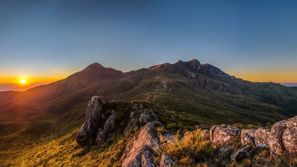 Parque Caparaó. Foto do alto do pico