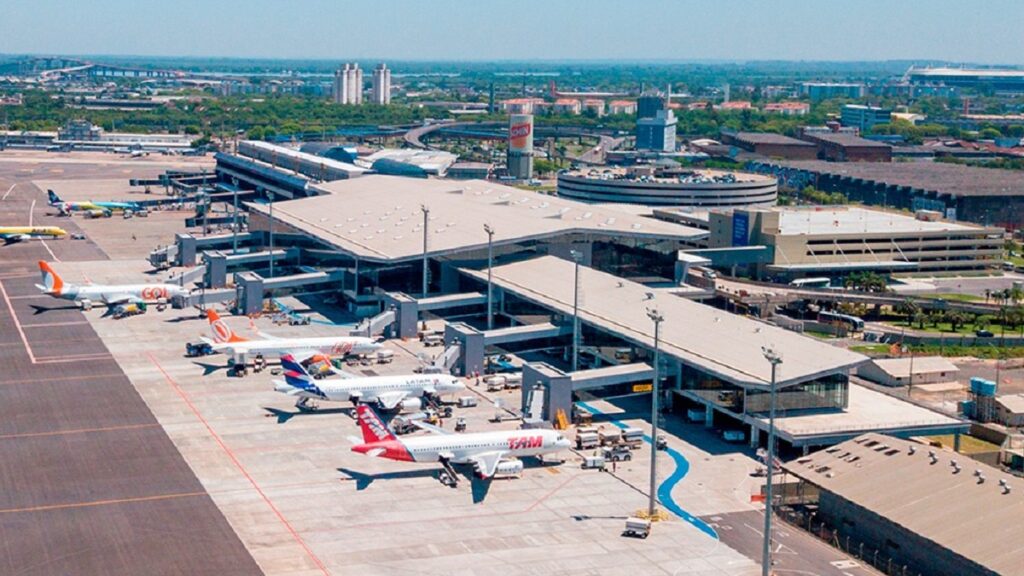 Vista do Aeroporto de Salgado Filho