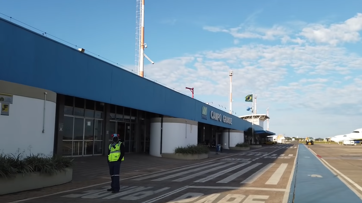 Vista do Aeroporto de Campo Grande
