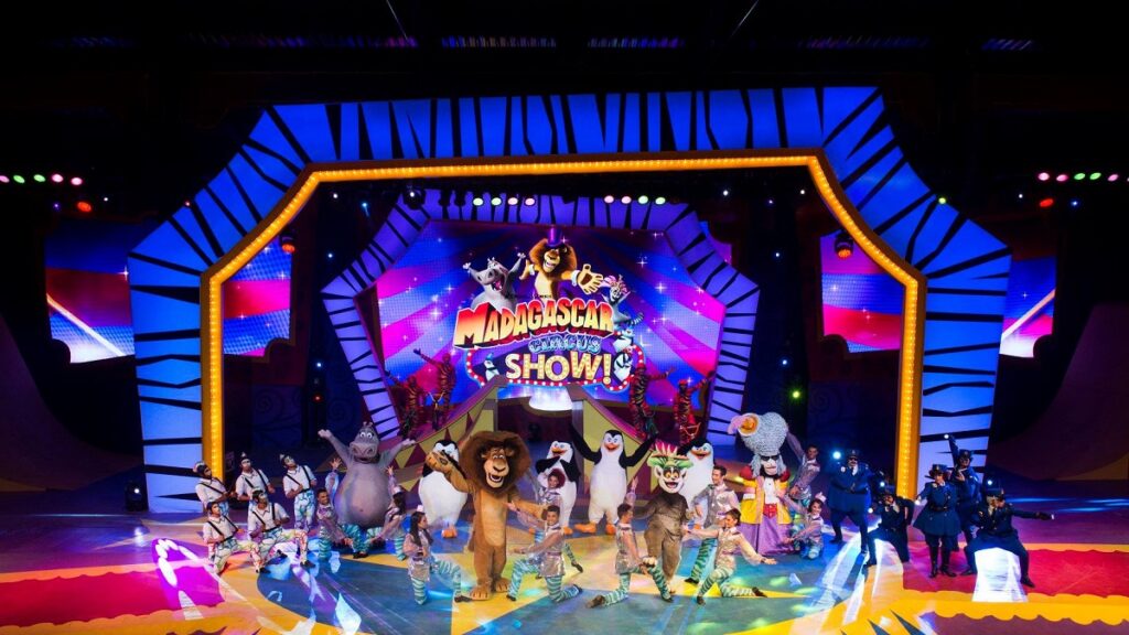 Atração Madagascar Circus 