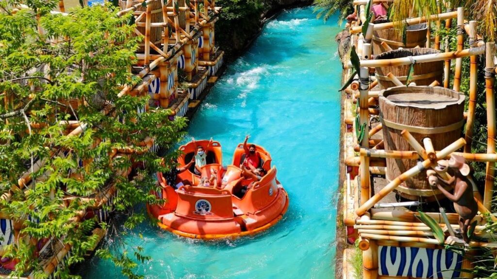 Atração Madagascar Crazy River Adventure