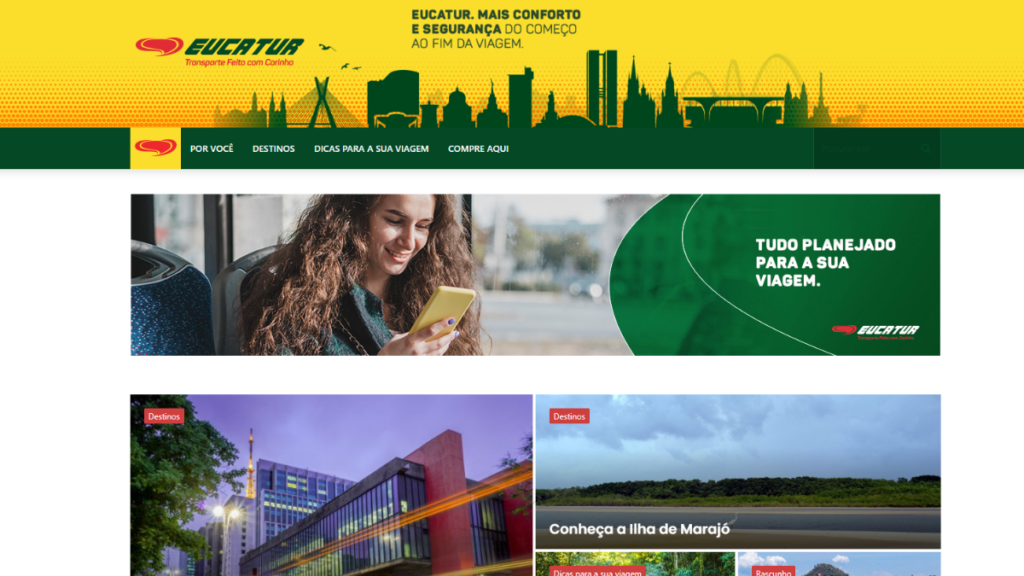 Blog da empresa Eucatur