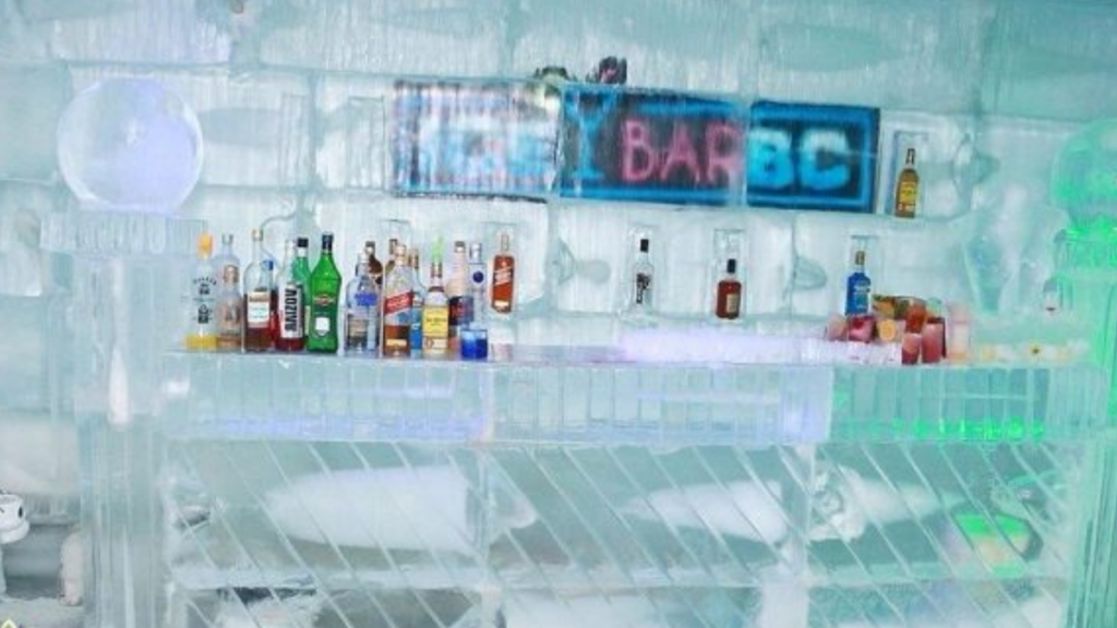 Ice Bar BC por dentro