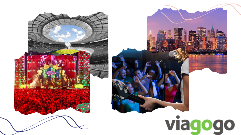 Eventos que a Viagogo possui ingressos