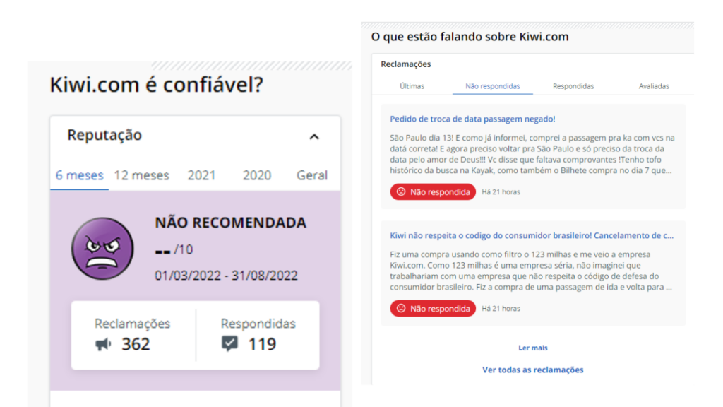 Kiwi é confiável? Veja o Reclame Aqui