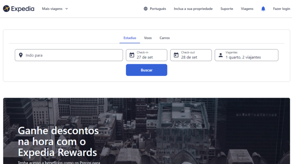 Plataforma do Expedia