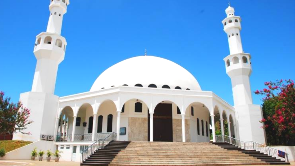 Vista para a Mesquita Muçulmana