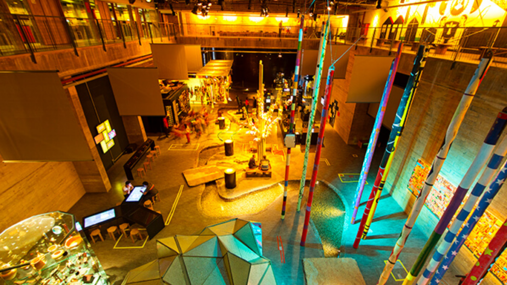 Museu do Cais do Sertão visto de dentro