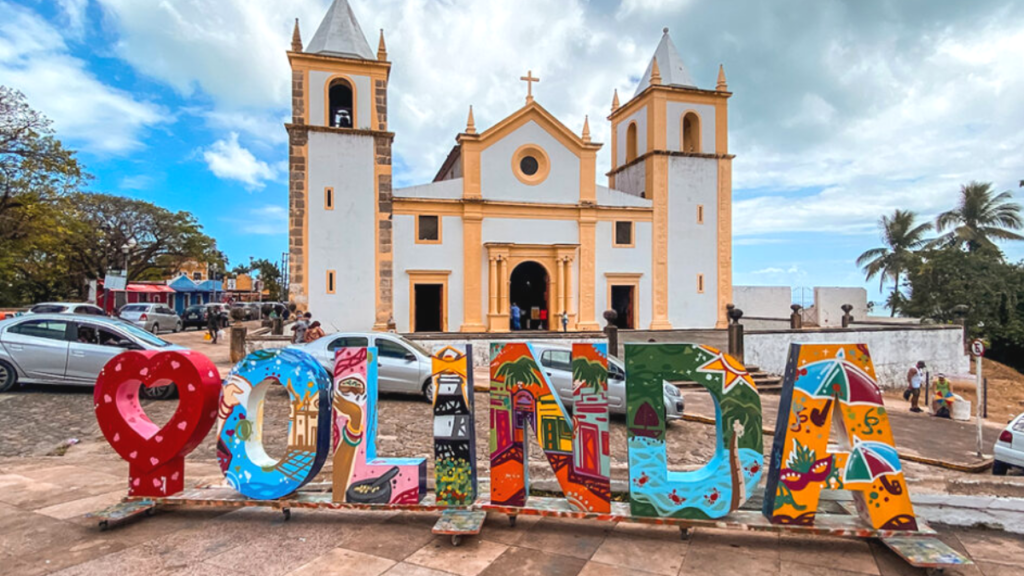 Letreiro da cidade de Olinda