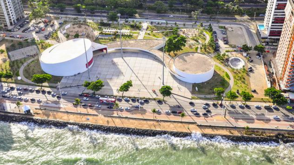 Parque Dona Lindu visto de cima