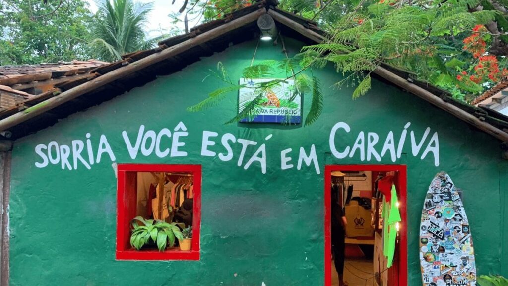 Cartão postal de Caraíva