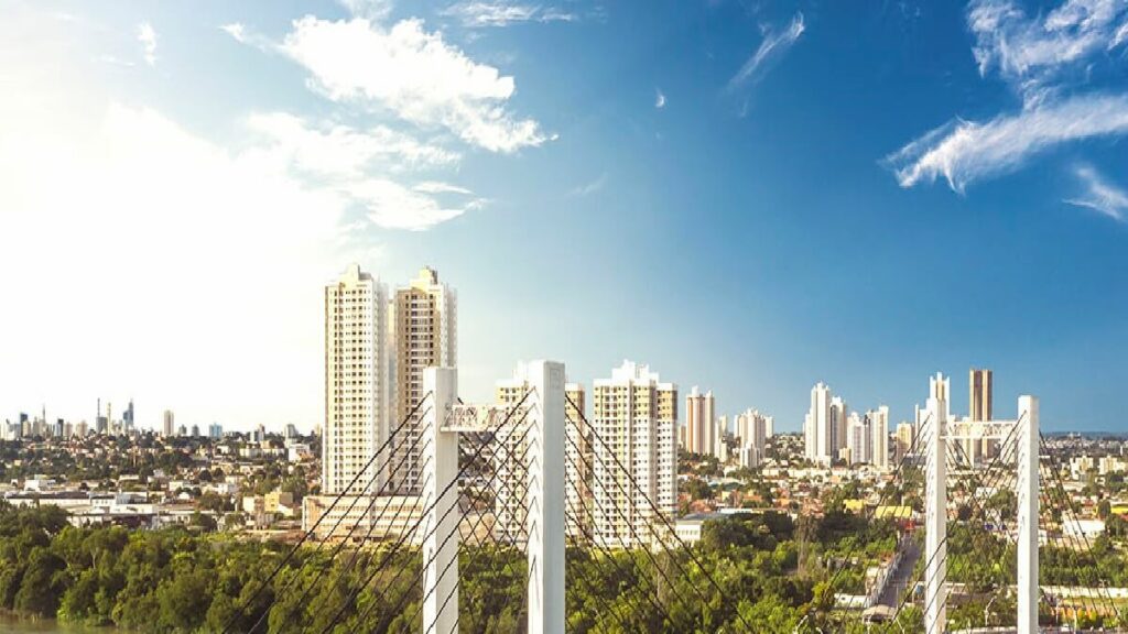 O que fazer em Cuiabá, imagem aérea da cidade.