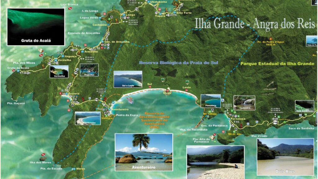 Trilhas em Ilha Grande