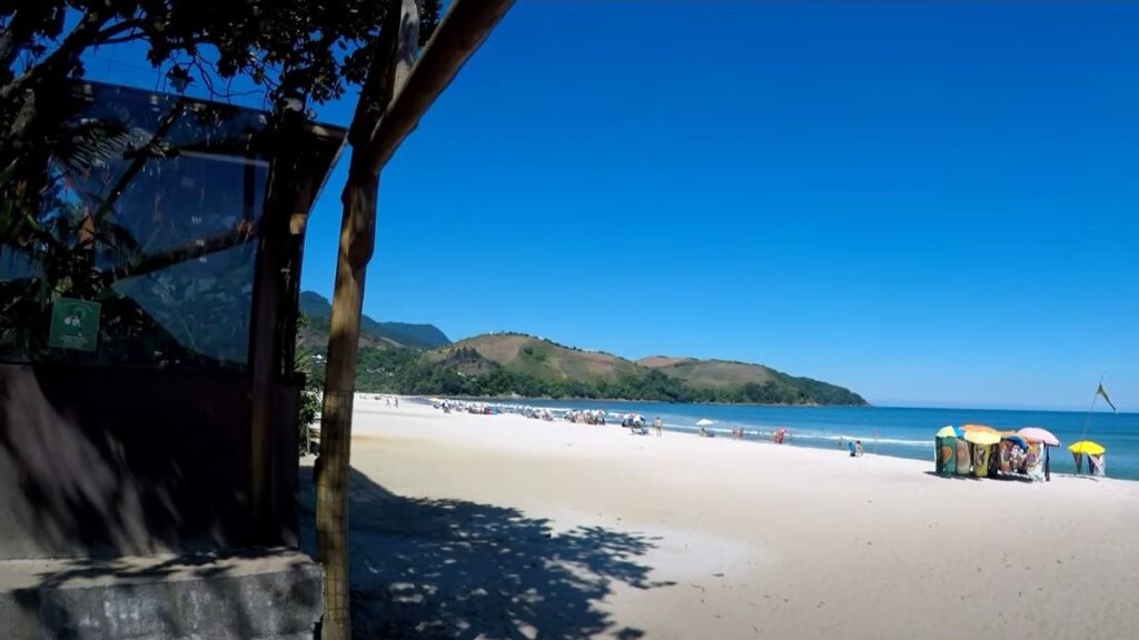 Exuberante dia de sol na Praia de Maresias. Foto Reprodução.