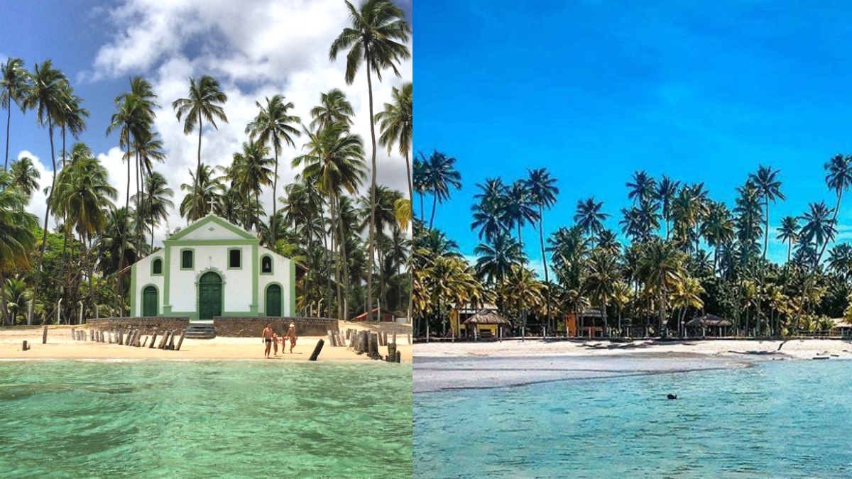 O que fazer na Praia dos Carneiros: Igreja São Benedito e praia