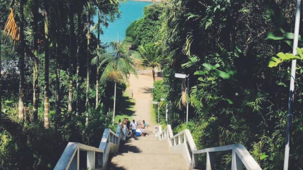 Entrada da Praia de Santa Rita