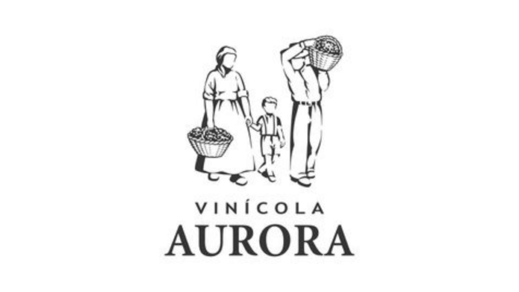 logo da Vinícola Aurora, localizada na capital do vinho.