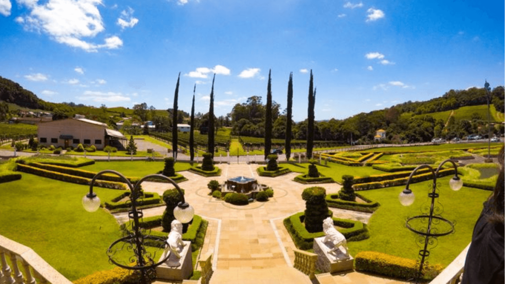 Imagem da Vinícola Família Salton, no Rio Grande do Sul.