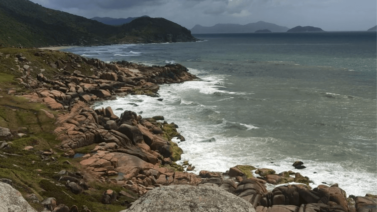 Imagem da Guarda do Embaú, em Palhoça SC