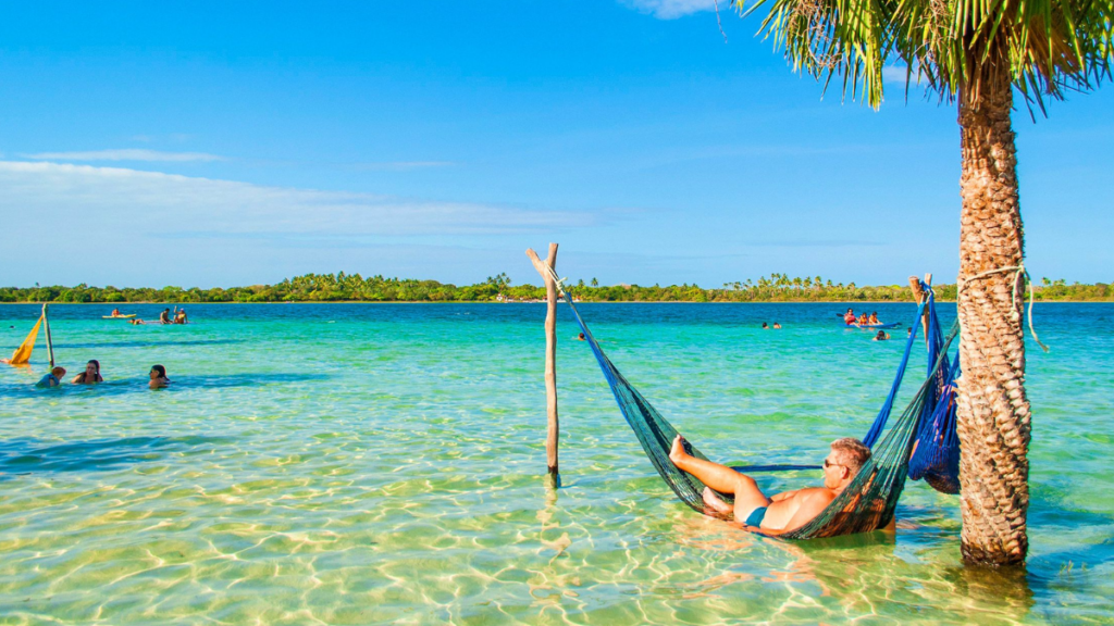 Piscinas Naturais: Imagem da Lagoa do Paraíso, no Ceará.