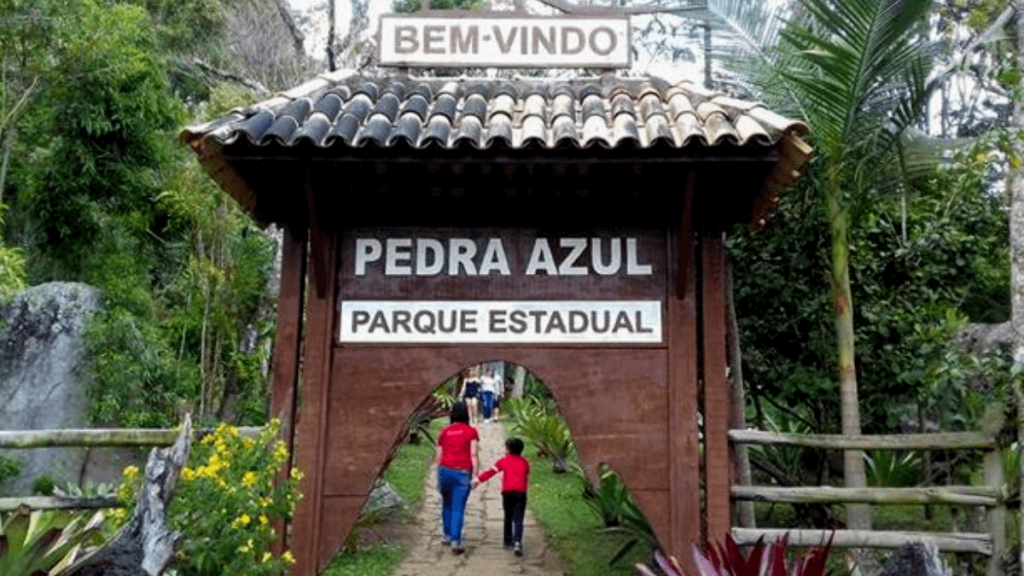 Imagem da entrada do Parque Estadual 