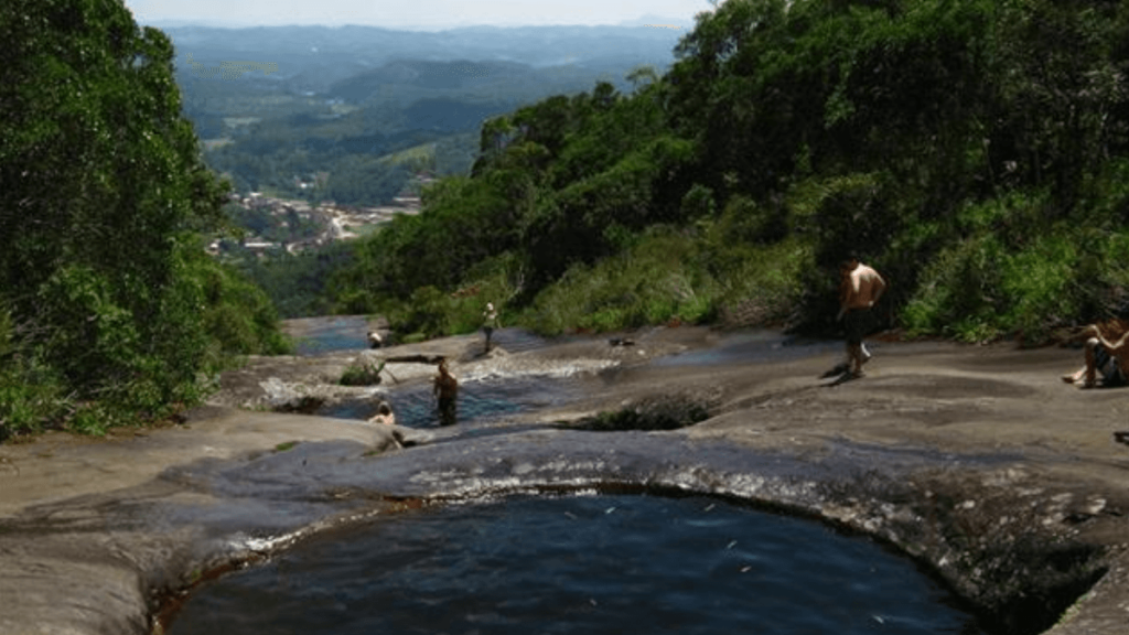 Imagem das piscinas naturais do parque 