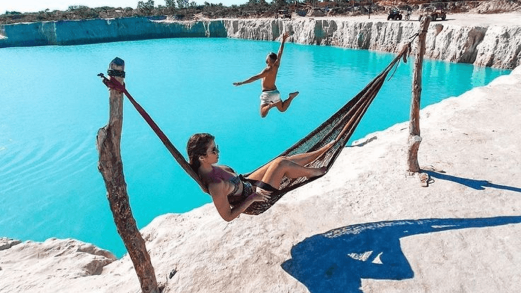 diversão para todos os gostos em Buraco Azul!