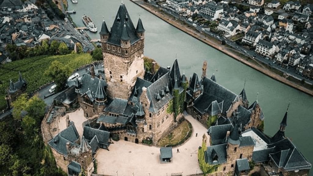 Castelo Reichsburg Cochem, na Alemanha