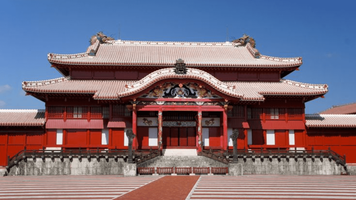Imagem do Castelo de Shuri, em Okinawa