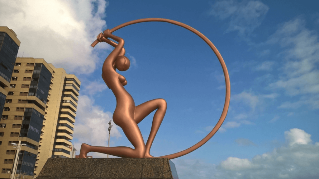 Estátua de Iracema.