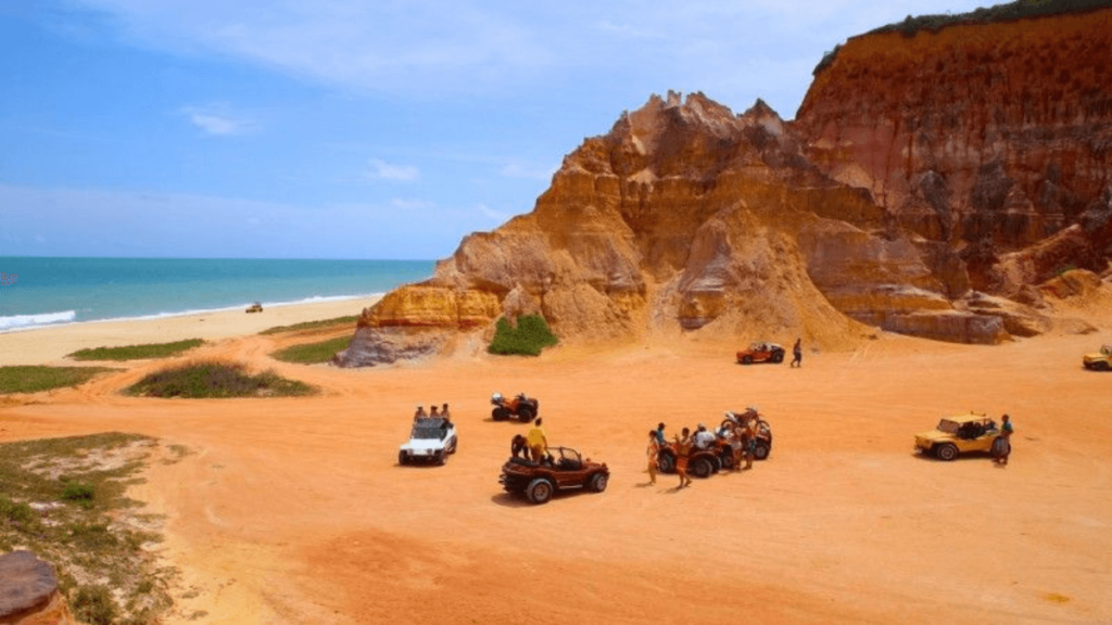 Imagem da Praia do Gunga.
