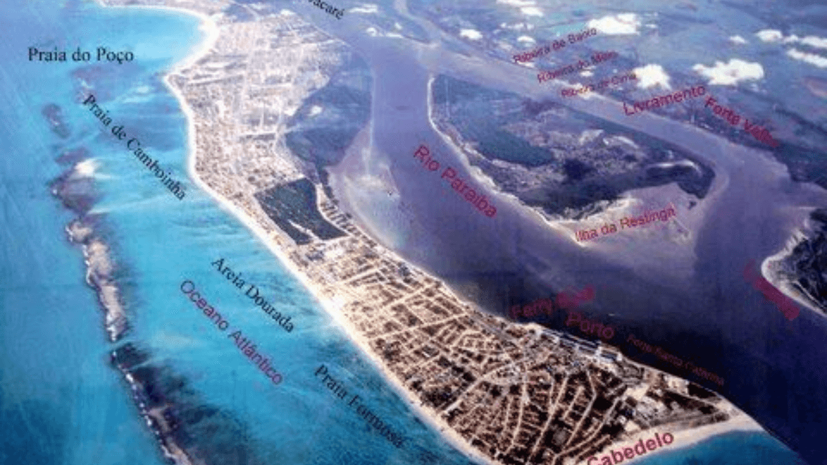 cidade de Cabedelo vista de Cima