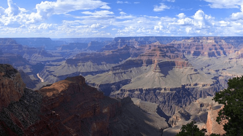 Imagem da vista do Grand Canyon.