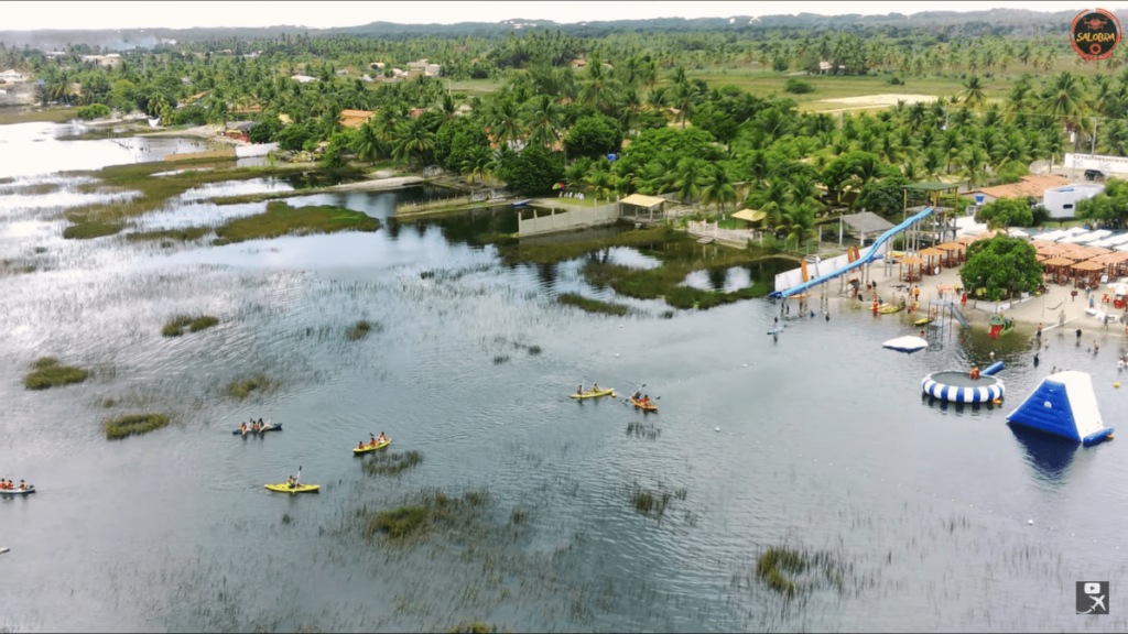 Imagem da prática de esportes na Lagoa dos Tambaquis