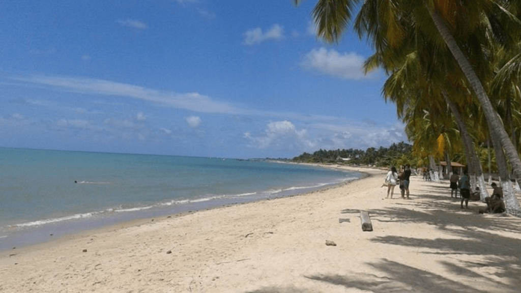 Imagem da Paripueira, em Maceió.