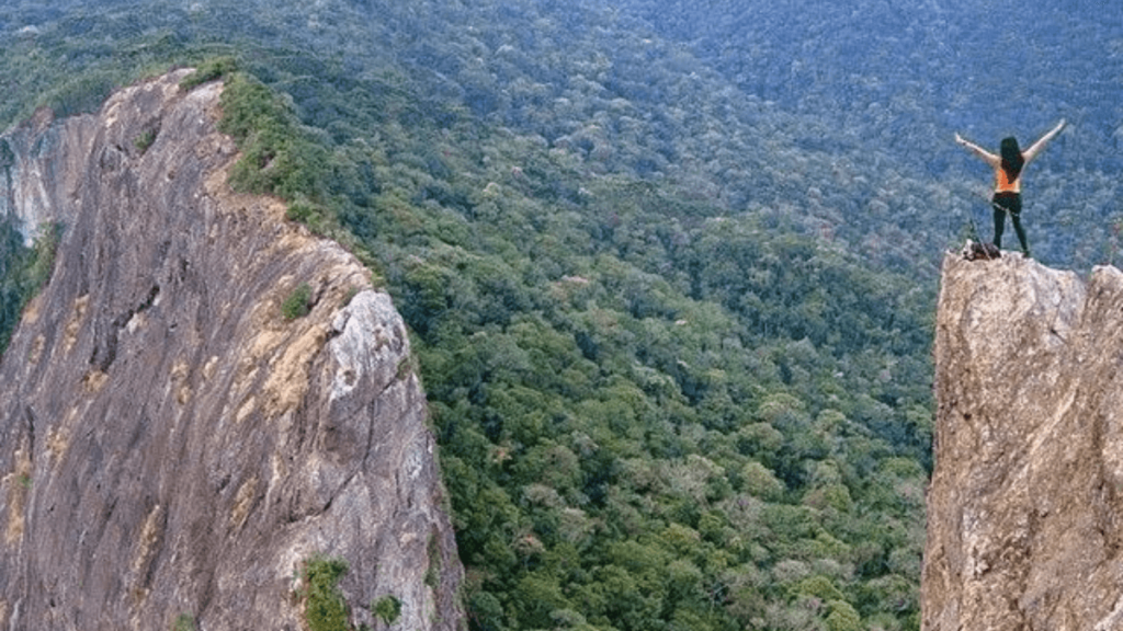vista de quem está na Pedra do Baú