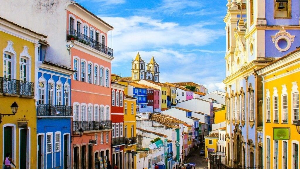 Estruturas no Pelourinho.