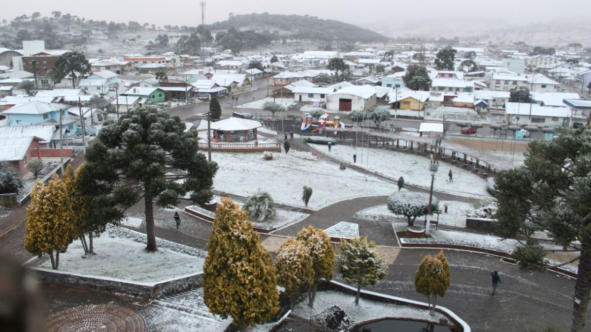 Urupema cheia de neve