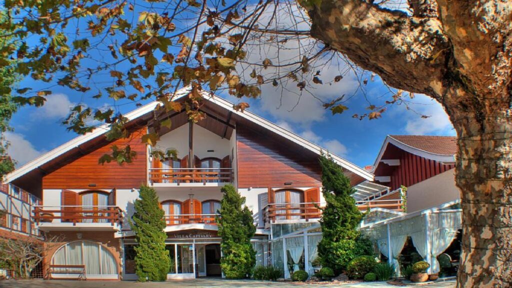 A Villa Capivari é muito procurada por conta das baixas temperaturas.