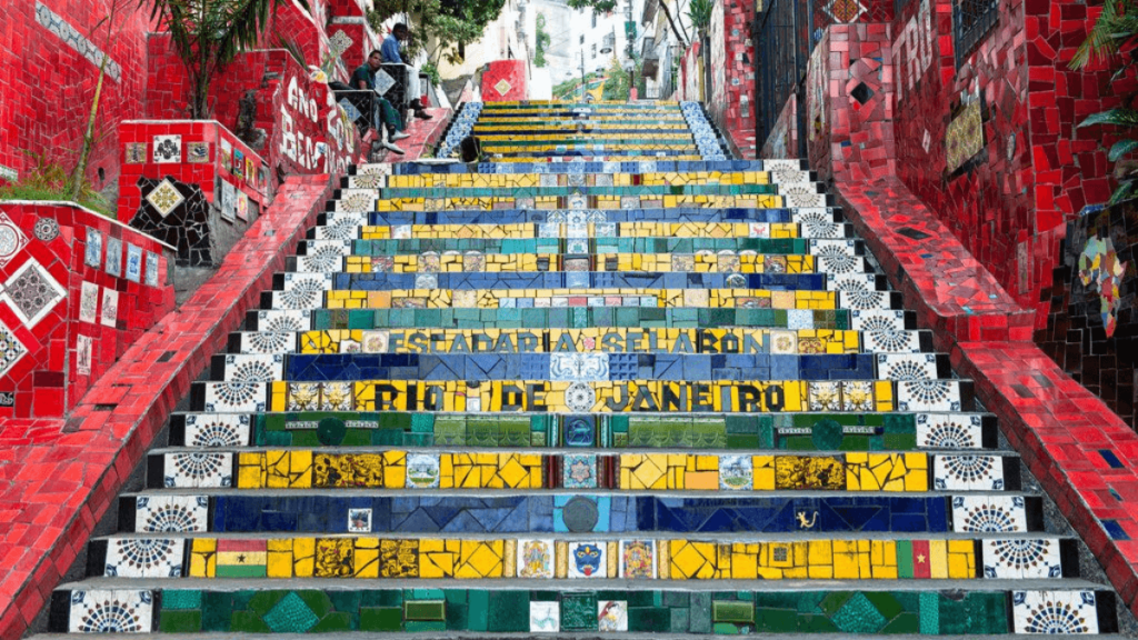 Escadaria na Lapa Rio de Janeiro