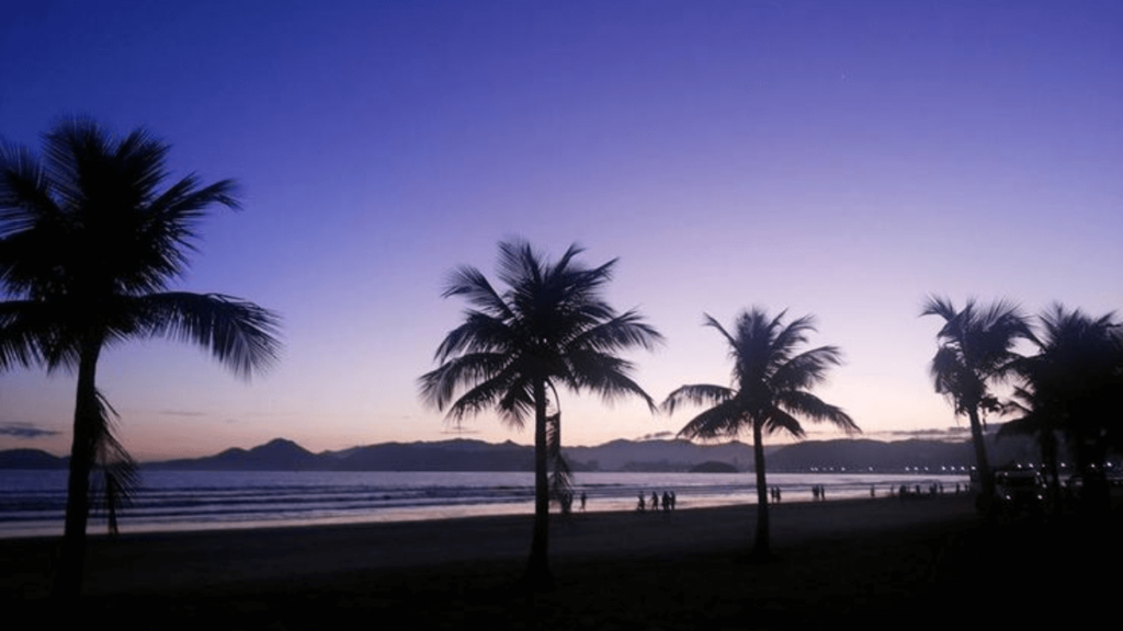 Pôr do Sol na Praia do Gonzaga