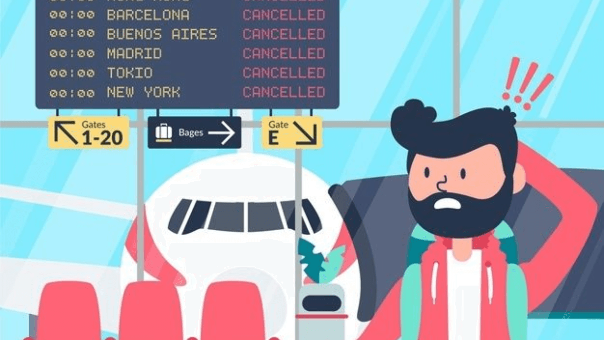 Voo cancelado
