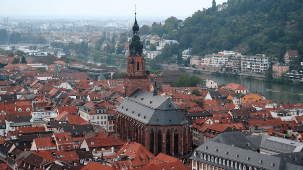 Igreja na cidade de Heidelberg