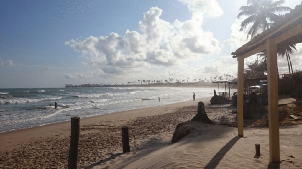 Linda praia em Itacimirim